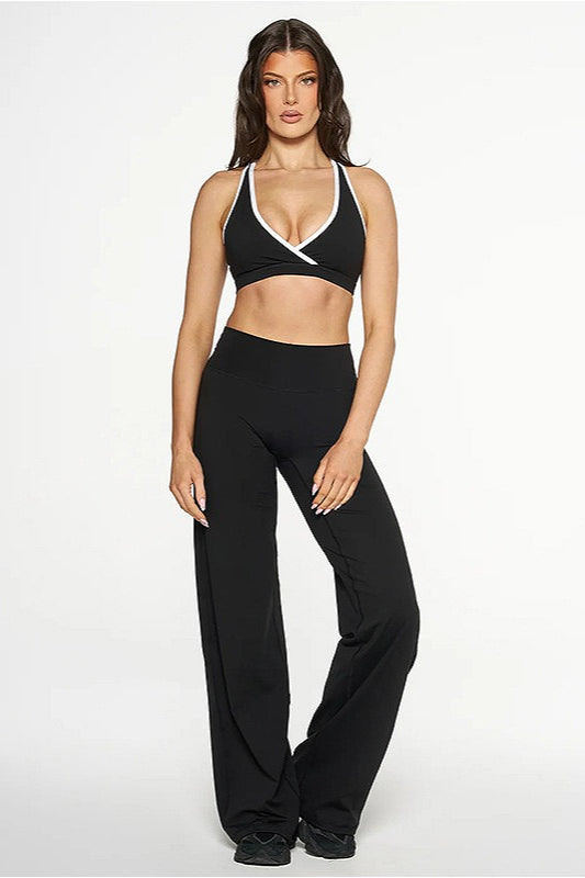 Color Block Casual Slim Three Piece Set image 6