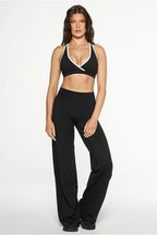 Color Block Casual Slim Three Piece Set image 6