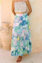 Vacation Printed Pocket Midi Skirt image 6