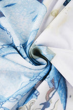 Abstract Print Mesh Bodycon Skirt image 6