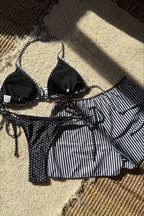 Colorblock Polka Dot Three Piece Swim Set image 15