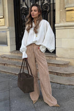 Cotton Corduroy Wide Leg Pants image 2
