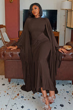 Elegant Backless Sash Sheer Shawl Two Piece Set image 2
