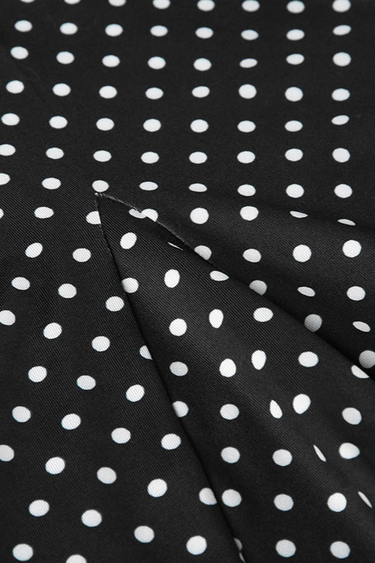 Contrast Polka Dot Fishtail Skirt image 4
