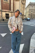 Floral Reversible Thick Padded Coat image 1