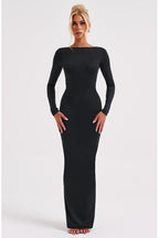 Long Sleeve Backless Bodycon Formal Dress image 15