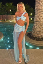 Sexy Bikini Top Mesh Bodycon Skirt Set image 3