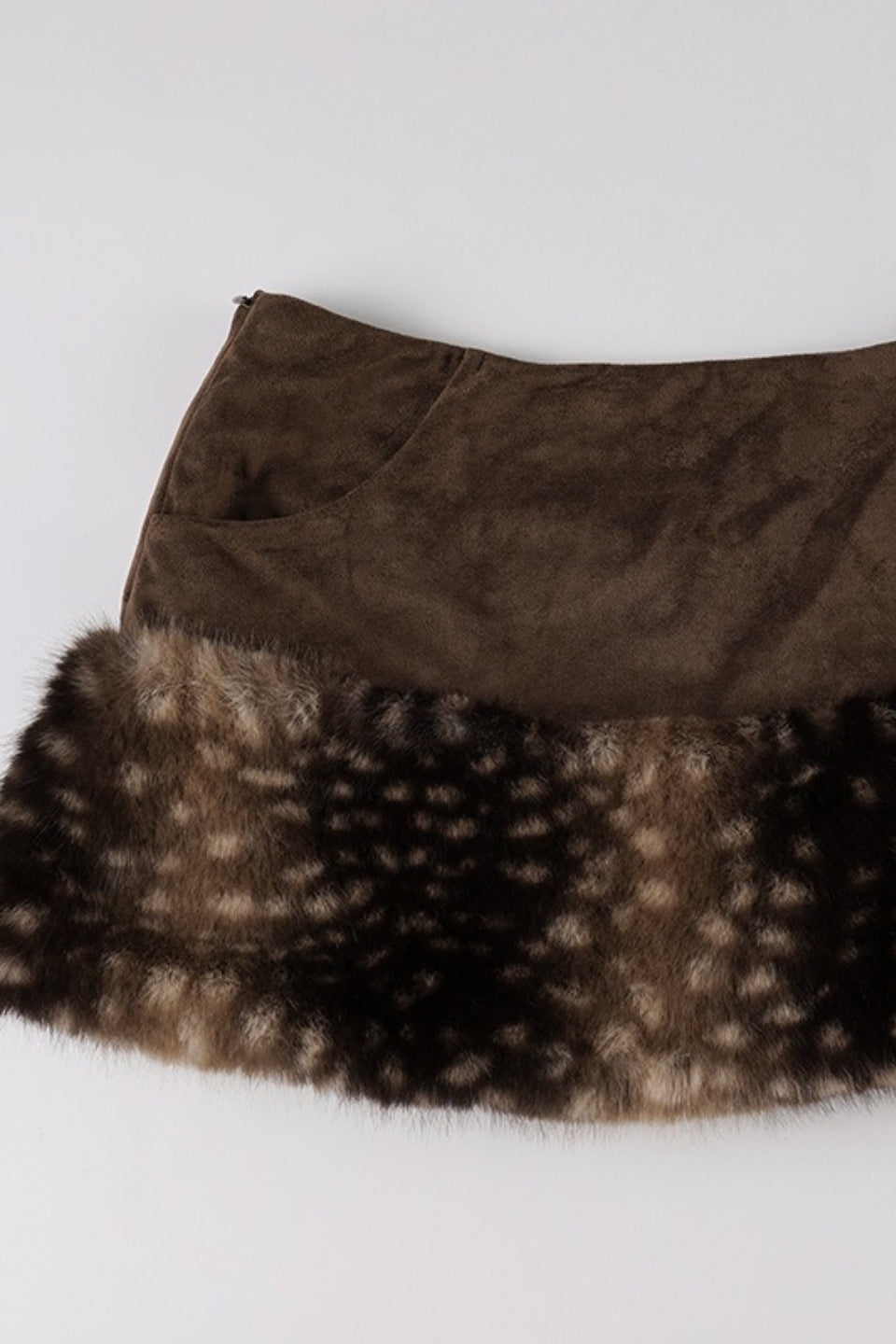 Fleece Patchwork Crop Tube Two Piece Set image 5
