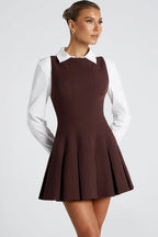 Solid Color Wide Hem Sleeveless Cocktail Dress image 5