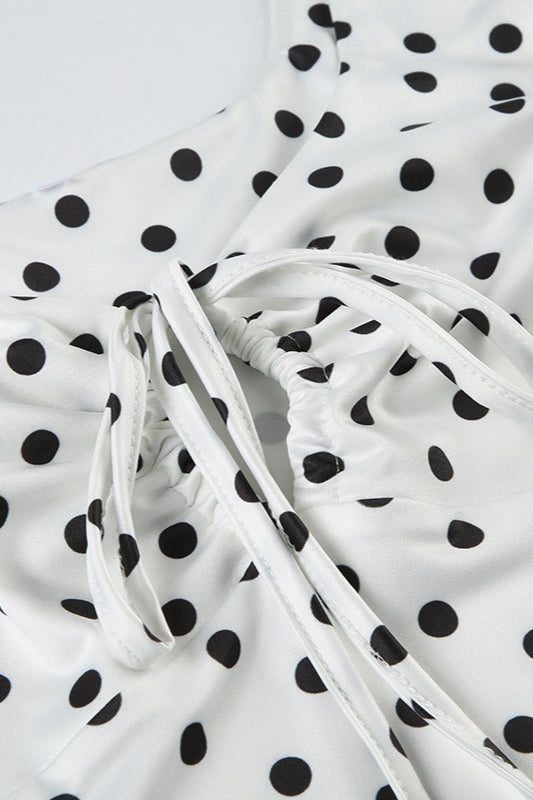 Polka Dot A-Line Cami Mini Dress image 3