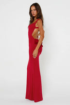 Bow Back Spaghetti Strap Formal Dress image 4