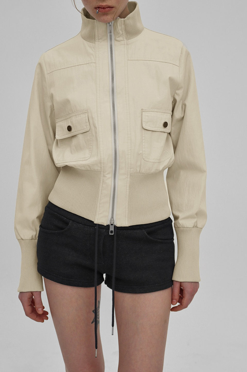 Utility Belted Zip Pocket Jacket image 8