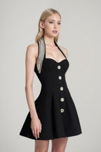 Halter Bandage A-line Cocktail Dress image 3