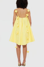 Floral Decor Loose Mini Dress image 5