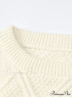 Cable Knit Graceful Crop Cami Top image 6