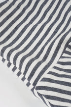 Stretchy Striped Irregular Mini Skirt image 5