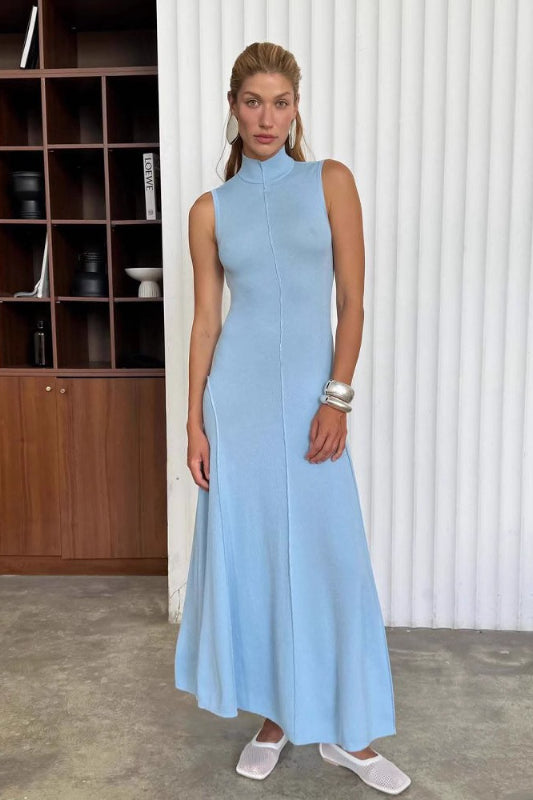 Elegant High Waist Maxi Dress image 1