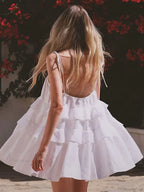 Cake Neck High-Waist Mini Dress image 6