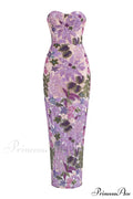 Calista Sequin Stylish Embroidered Maxi Dress image 6