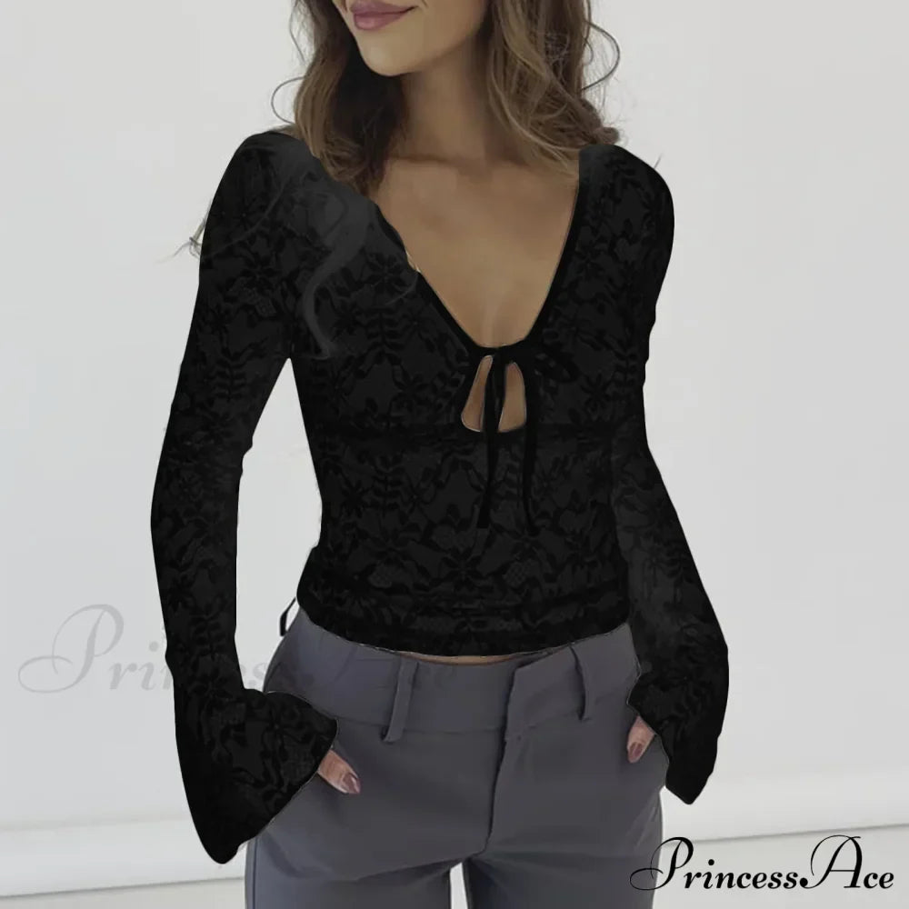 CALLIE Elegant LACE BLOUSE image 9