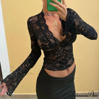 CALLIE Elegant LACE BLOUSE image 6