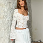CALLIE Elegant LACE BLOUSE image 10