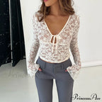 CALLIE Elegant LACE BLOUSE image 7