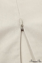 Cami Cotton Linen Loose A Line Maxi Dress image 4