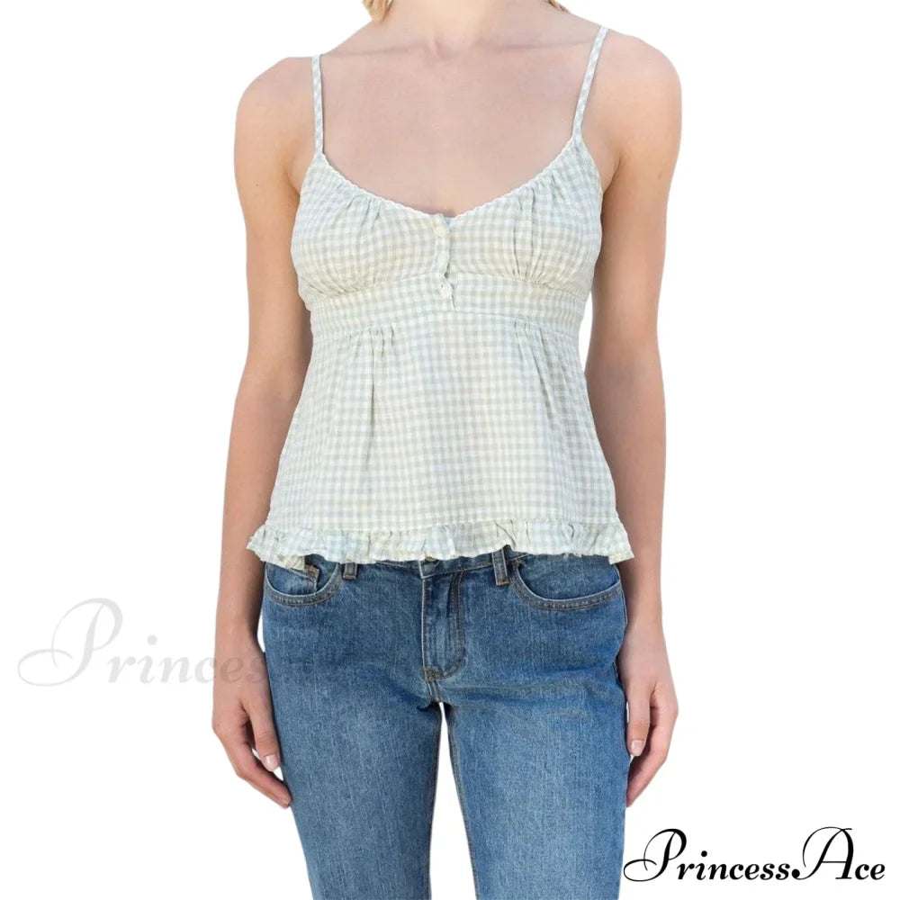 Cami Elegant Buttoned Top image 3