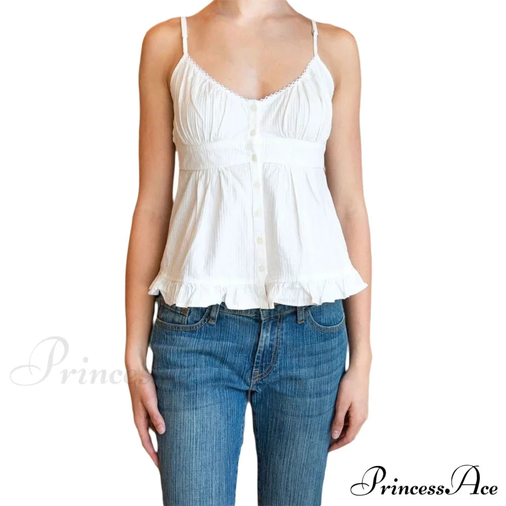 Cami Elegant Buttoned Top image 4