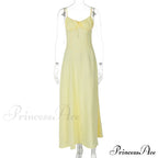 Cami Tie Up Charming Solid Maxi Dress image 17