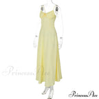 Cami Tie Up Charming Solid Maxi Dress image 18