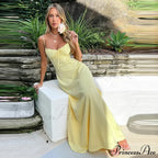 Cami Tie Up Charming Solid Maxi Dress image 12