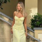 Cami Tie Up Charming Solid Maxi Dress image 8