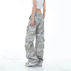 Camouflage Cargo Streetwear Pants image 3