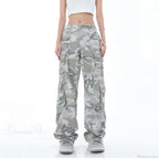 Camouflage Cargo Streetwear Pants image 2