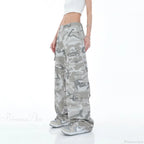 Camouflage Cargo Streetwear Pants image 1