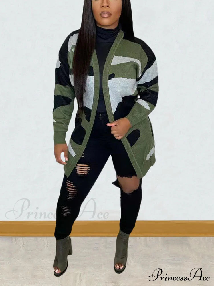 Camouflage Active Cardigan image 4