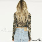 Camouflage Print T-shirt image 3