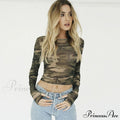 Camouflage Print T-shirt image 7