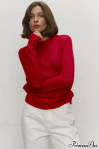 Candy Pastels Sheer Crew Neck Lightweight Knit Top image 23