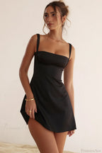 Cane Black Stylish Mini Dress image 1