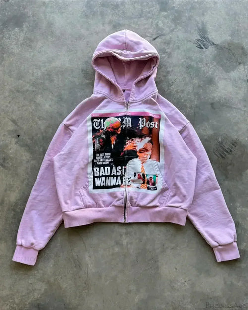 Cardigan Hooded Hoodie image 2