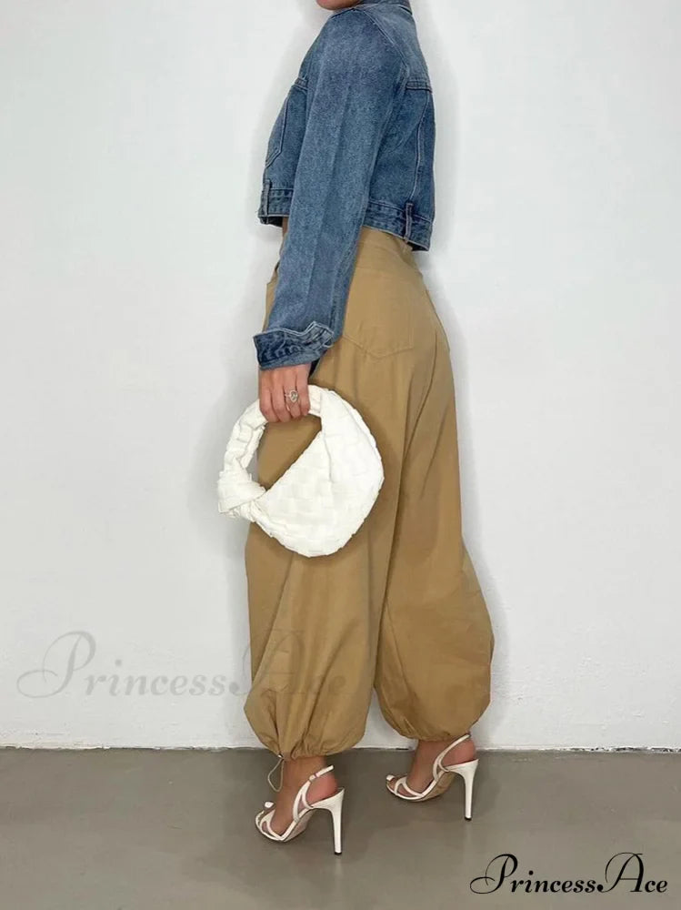 Cargo Camouflage Graceful Patchwork Jeans image 2
