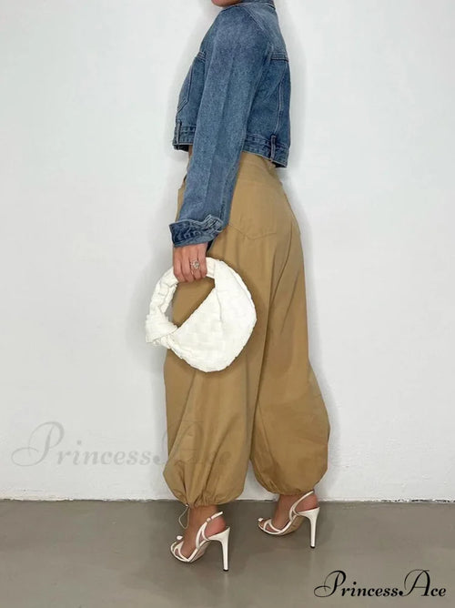 Cargo Camouflage Graceful Patchwork Jeans image 2