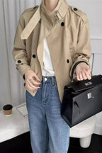 Cargo Cropped Casual Loose Jacket image 3