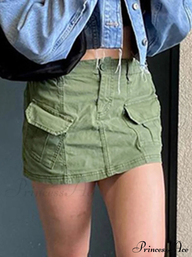 Cargo Loose Graceful Fit Skirts image 10