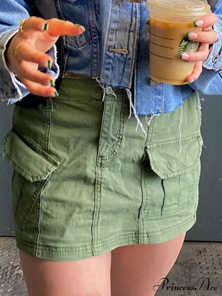 Cargo Loose Graceful Fit Skirts image 7