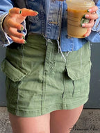 Cargo Loose Graceful Fit Skirts image 7