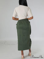 Cargo Pocket Graceful Micro Mini Skirt image 26